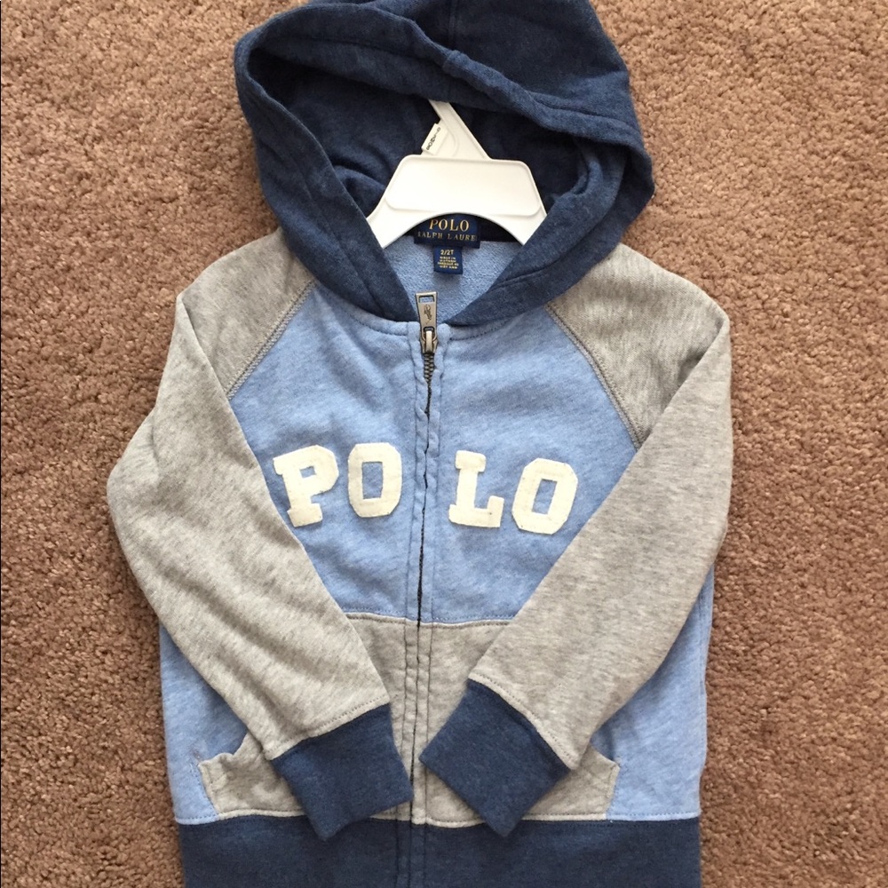 Boys 2T Ralph Lauren Zip-Up Hoodie